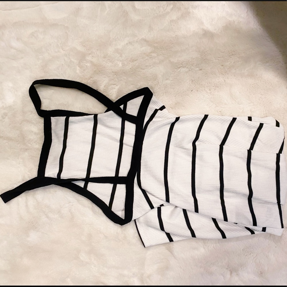 tight long stripe dress charlotte russe